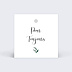 Etiquette mariage Couronne Eucalyptus Verso