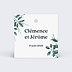 Etiquette mariage Luxe Verso