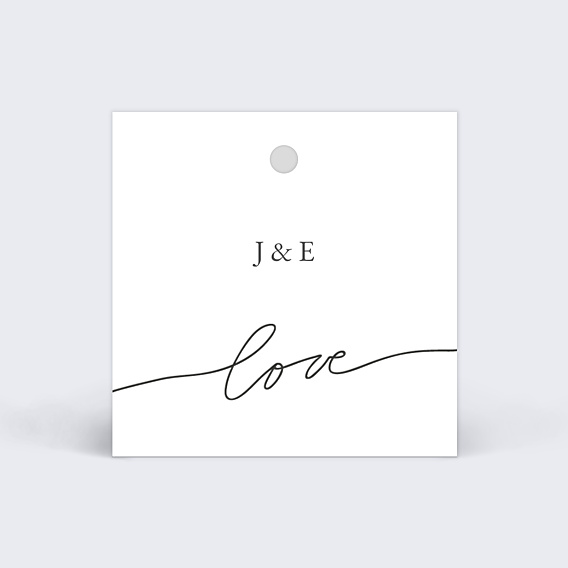 Etiquette Mariage Lettres Chic
