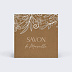 Étiquette mariage Dentelle Kraft