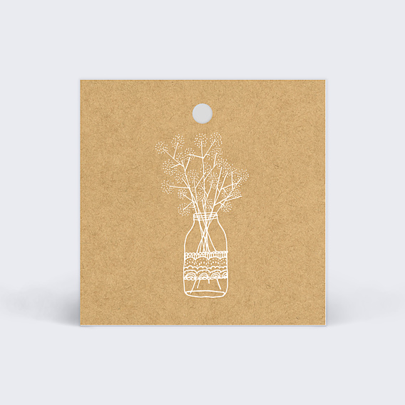 Etiquette Mariage Fleurs des Champs