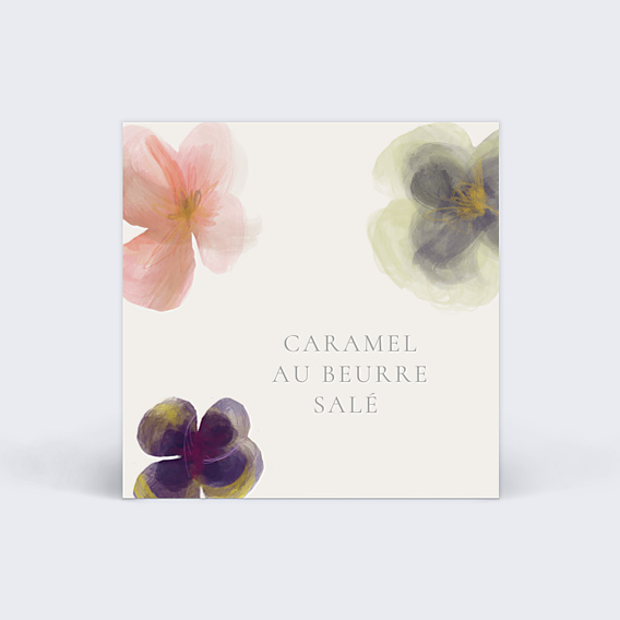 Etiquette Mariage Profusion aquarelle