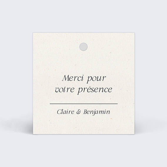 Etiquette Mariage Notre essentiel