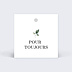 Etiquette Mariage Cadre Eucalyptus