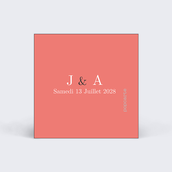 Étiquette mariage Affiche de Film Verso