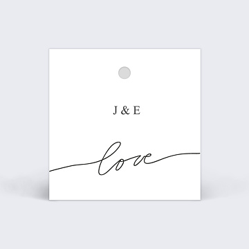 Etiquette Mariage Lettres Chic