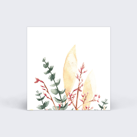 Étiquette mariage Bohemia Recto