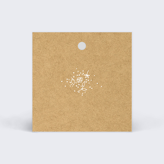 Etiquette Mariage Fleurs de printemps