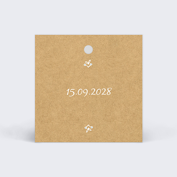 Etiquette Mariage Timeline Dentelle