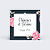 Etiquette Mariage Dark Peony