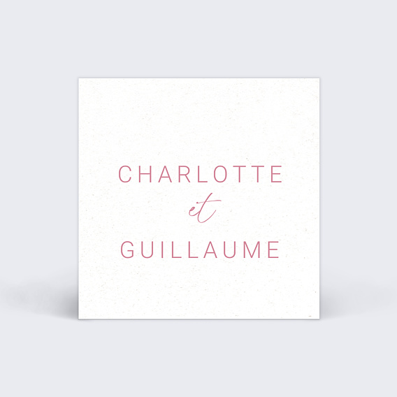 Etiquette Mariage Maison Lemoine X Popcarte - Ivory