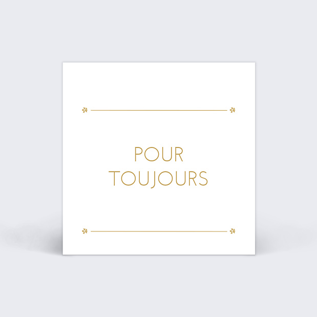 Etiquette Mariage Losange Fleuri Verso