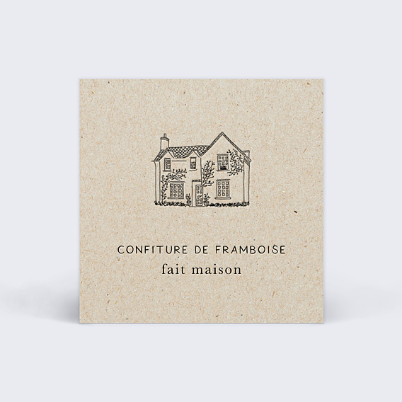 Étiquette mariage Voyage Vintage
