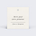 Etiquette Mariage Notre essentiel