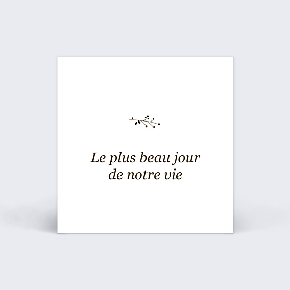 Étiquette mariage Bois Verso