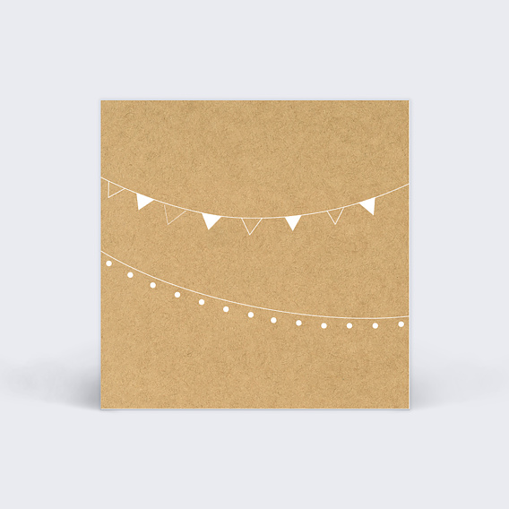 Étiquette mariage Bucolique Verso