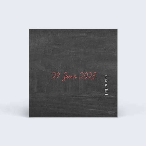 Étiquette mariage Polaroid Verso