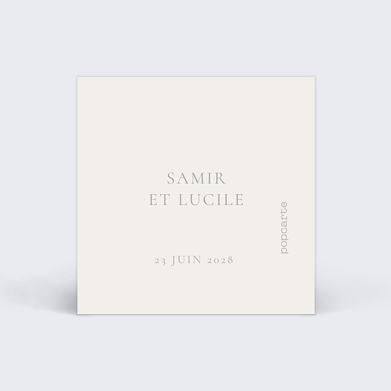 Étiquette mariage Profusion aquarelle Verso