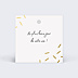 Etiquette Mariage Paillettes Chic