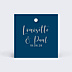 Etiquette Mariage Velours