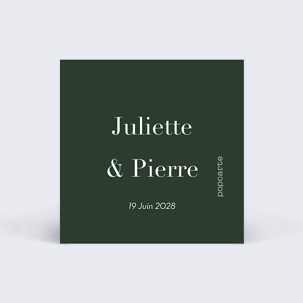 Étiquette Mariage Herbarium Verso
