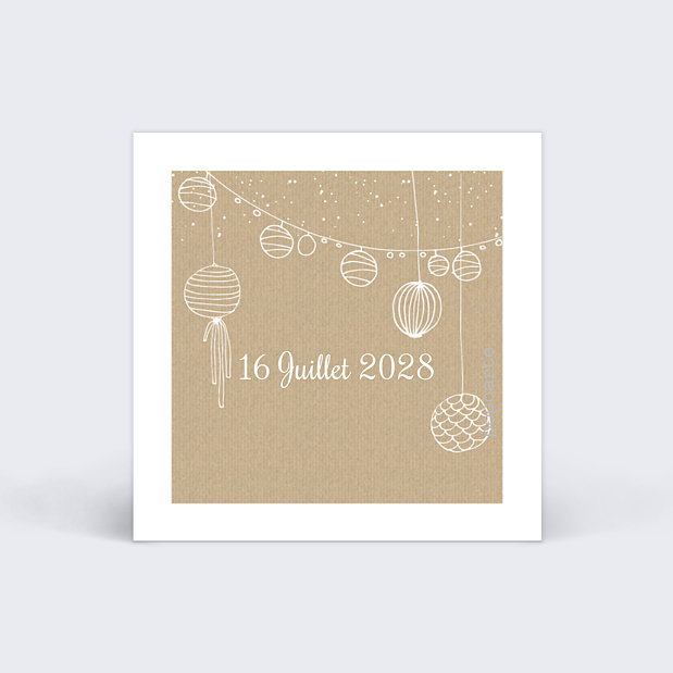 Etiquette Mariage Instant Rêvé Verso