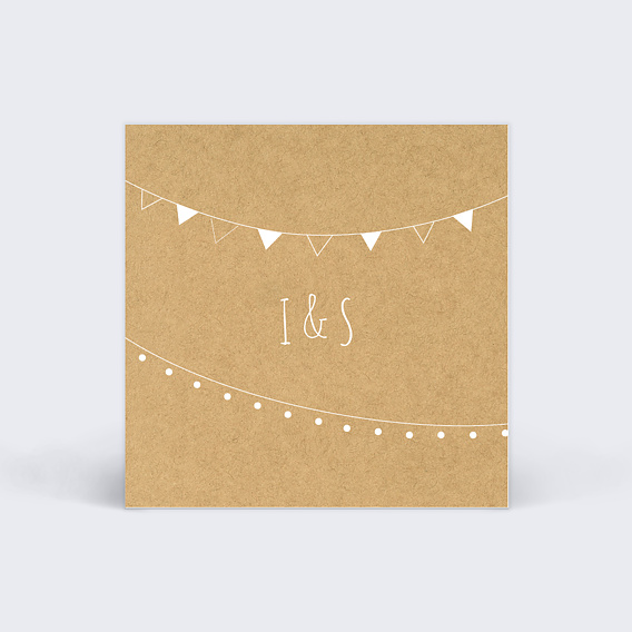 Étiquette mariage Bucolique Recto