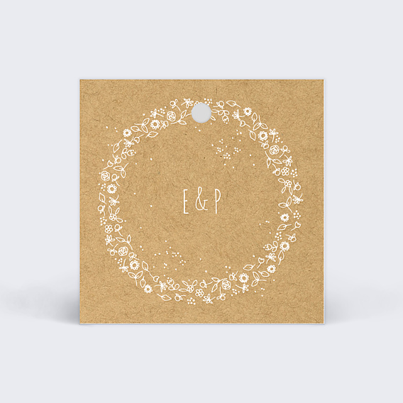 Etiquette Mariage Fleurs de printemps