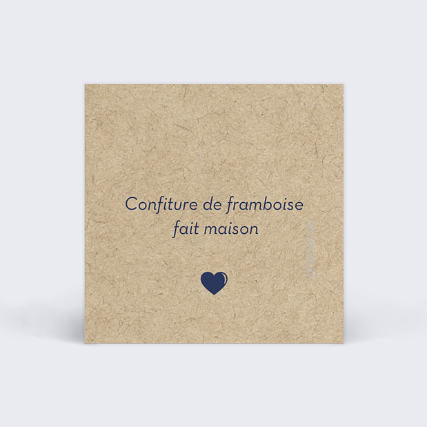 Etiquette Mariage Notre Histoire Verso