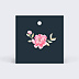 Etiquette mariage Dark Peony Recto