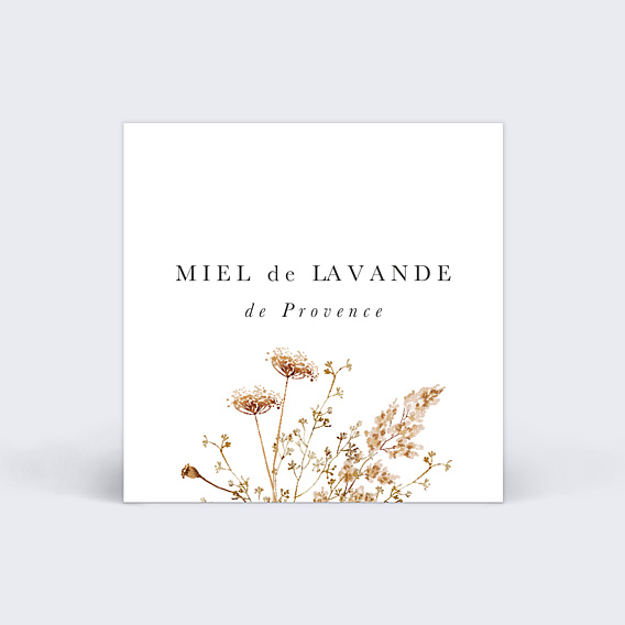 Etiquette Mariage Jardin Sauvage