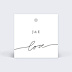 Etiquette Mariage Lettres Chic