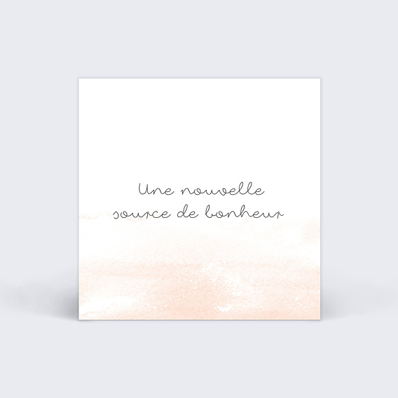 Étiquette Naissance Brume
