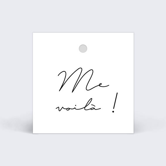 Etiquette naissance Calligraphie Originale