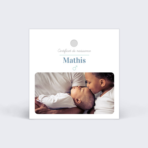 Etiquette naissance Certificat de Naissance