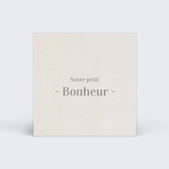 Étiquette Naissance Douceur de Lin