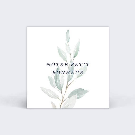 Étiquette Naissance Lettrine