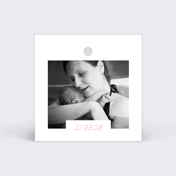 Etiquette naissance Multi Photos