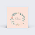 Etiquette naissance Couronne de Fleurs