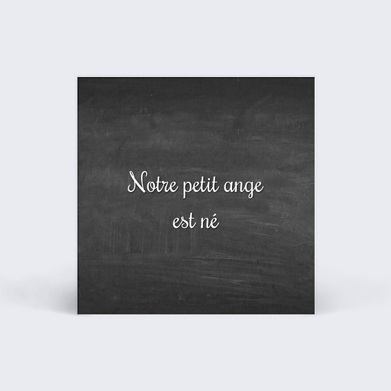 Etiquette Naissance Ardoise simple