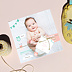 Etiquette naissance Welcome Little Girl Après 4