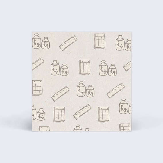 Etiquette naissance Douceur de Lin Verso