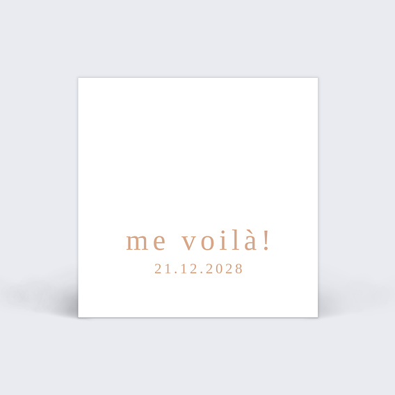 Etiquette naissance Berlingot Recto