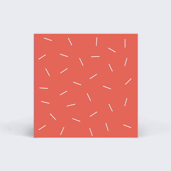 Etiquette naissance Confettis Verso