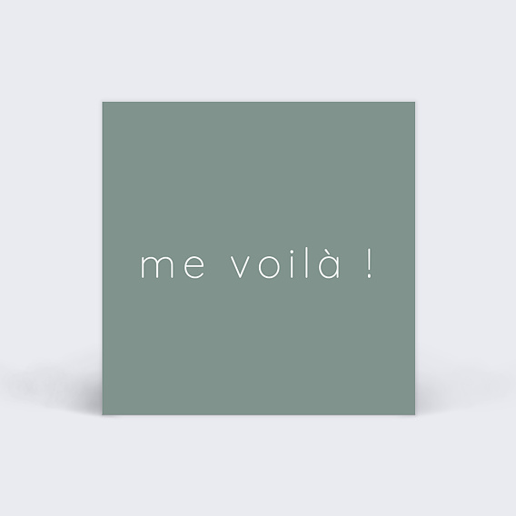 Etiquette naissance Sauge Recto