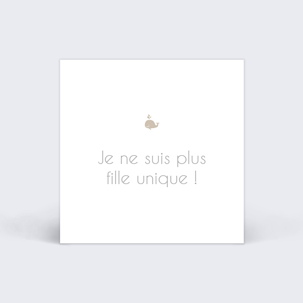 Étiquette Naissance Baleine Verso
