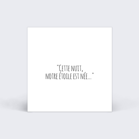 Etiquette Naissance Simplicité Polaroïd