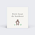 Etiquette naissance Animaux Pattern Recto