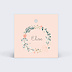 Etiquette naissance Couronne de Fleurs