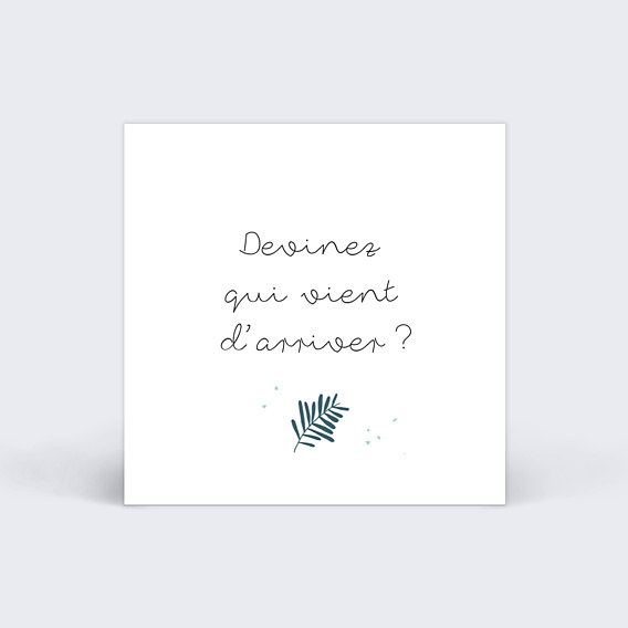 Etiquette naissance Tanzanie Recto